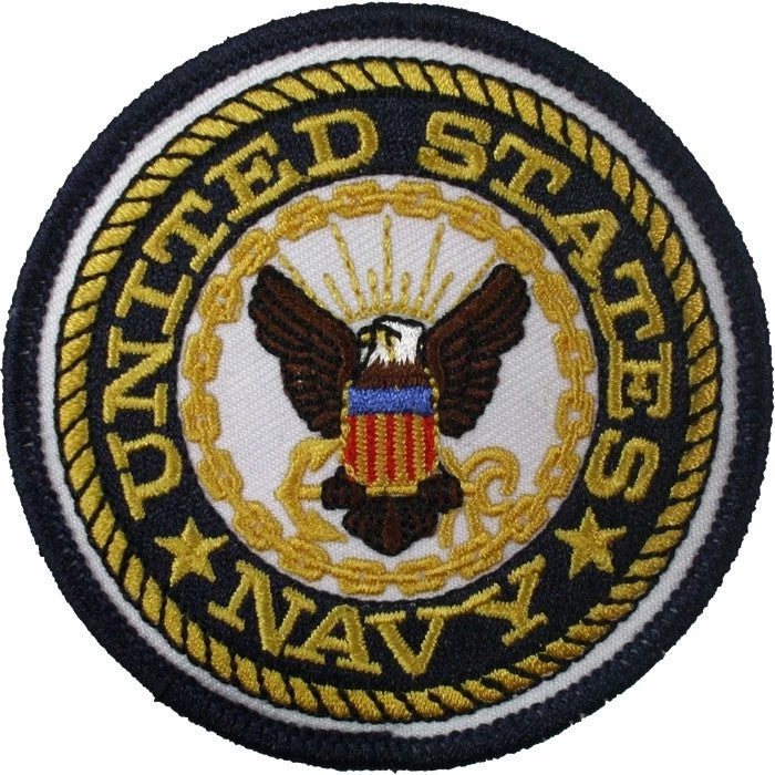 Rothco UNITED STATES NAVY Sew On Patch With Emblem Patches 3 Rothco UNITED STATES NAVY Sew On Patch With Emblem Patches