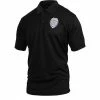 Rothco Black - Moisture Wicking Polo Security Shirt With Badge Shirts
