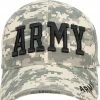 Rothco ACU Digital Camouflage - ARMY Deluxe Adjustable Cap With Black Lettering