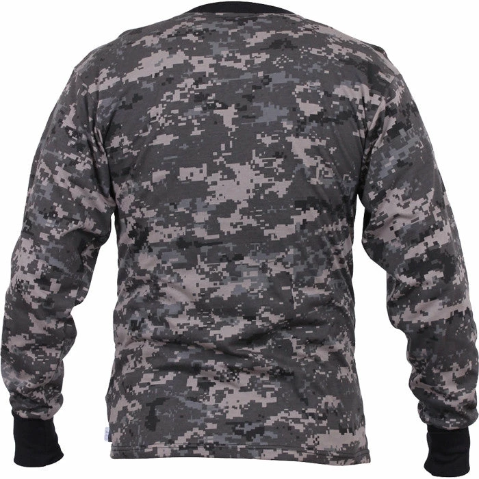 Rothco Shirts Subdued Urban Digital Camo - Military Long Sleeve T-Shirt 3 Rothco Shirts Subdued Urban Digital Camo - Military Long Sleeve T-Shirt