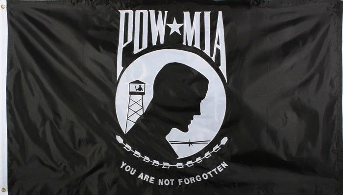 Rothco Black - POW MIA Flag With Emblem 3' X 5' 3 Rothco Black - POW MIA Flag With Emblem 3' X 5'