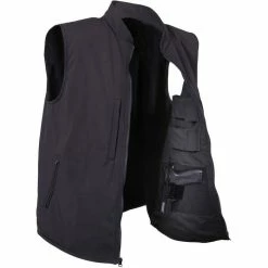 Rothco Vests Black - Concealed Carry Soft Shell Vest