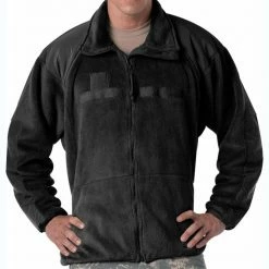 Rothco Black - Generation III Level 3 ECWCS Polar Fleece Jacket Liner Jackets / Coats