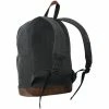 Rothco Black Brown - Vintage Canvas Teardrop Backpack With Leather Accents