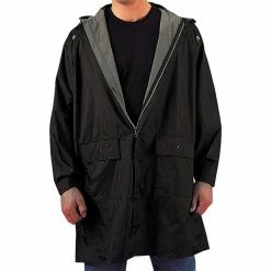 Rothco Jackets / Coats Black To Olive Drab - Reversible Mid Length Rain Parka