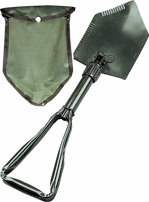 Rothco Olive Drab - Heavy Duty Deluxe Tri-Fold Shovel With Cover Camping / Survival Gear 3 Rothco Olive Drab - Heavy Duty Deluxe Tri-Fold Shovel With Cover Camping / Survival Gear