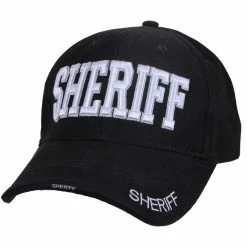 Rothco Black - Sheriff Adjustable Low Profile Cap