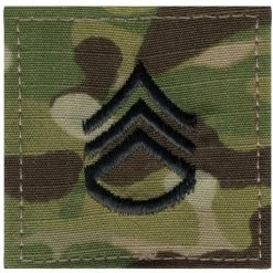 Rothco Multicam Camouflage - Military Staff Sergeant Insignia Patch SSG
