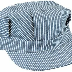 Rothco Train Conductor Hat Engineer Cap Hickory Stripe Headwear