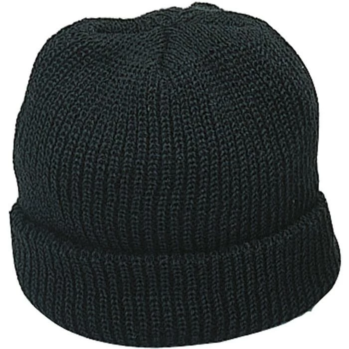 Rothco Black - Military Watch Cap - Acrylic USA Made 3 Rothco Black - Military Watch Cap - Acrylic USA Made