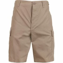 Rothco Khaki - Military Cargo BDU Shorts - Cotton Ripstop 9 Rothco Khaki - Military Cargo BDU Shorts - Cotton Ripstop
