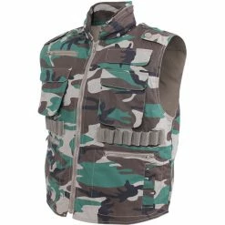 Rothco Woodland Camouflage - Tactical Outdoor Military Ranger Vest Vests