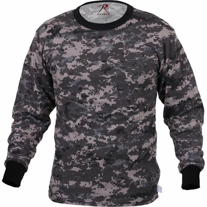 Rothco Shirts Subdued Urban Digital Camo - Military Long Sleeve T-Shirt 6 Rothco Shirts Subdued Urban Digital Camo - Military Long Sleeve T-Shirt