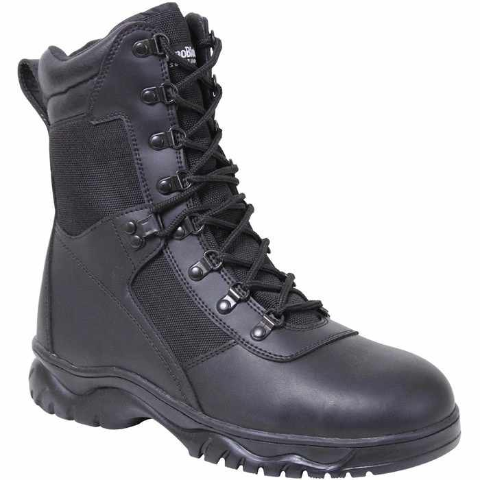 Rothco Black - Insulated 8 Inch Side Zipper Tactical Boots 5 Rothco Black - Insulated 8 Inch Side Zipper Tactical Boots