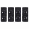 Rothco Black - Law Enforcment Belt Keepers 4 Pack