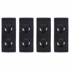 Rothco Black - Law Enforcment Belt Keepers 4 Pack