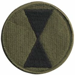 Rothco Subdued - US Army 7th Infantry Division Military Patch 2.5 In. Patches
