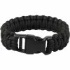 Rothco Paracord / Rope / Rappelling Gear Black - Deluxe Cobra Weave Paracord Bracelet