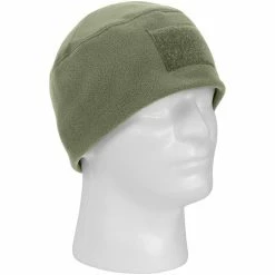 Rothco Headwear Foliage Green - Military Polar Fleece Watch Cap With Patch Attachment