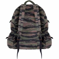 Army Navy Store Tiger Stripe Camouflage - Vintage Military Style Jumbo Backpack Bags