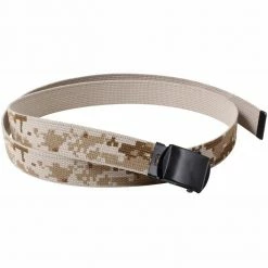 Rothco Belts / Suspenders Digital Desert Camouflage Tan - Reversible Military Web Belt With Black Buckle 54 In.