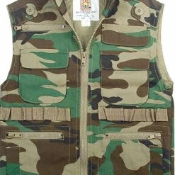 Rothco Woodland Camouflage - Kids Outdoor Ranger Vest Vests
