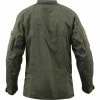 Rothco Olive Drab - Military Tactical Lightweight Flame Resistant Combat Shirt Shirts