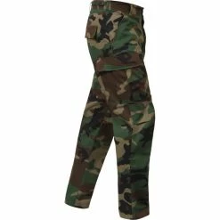 Rothco Woodland Camouflage - Military BDU Pants - Cotton Ripstop