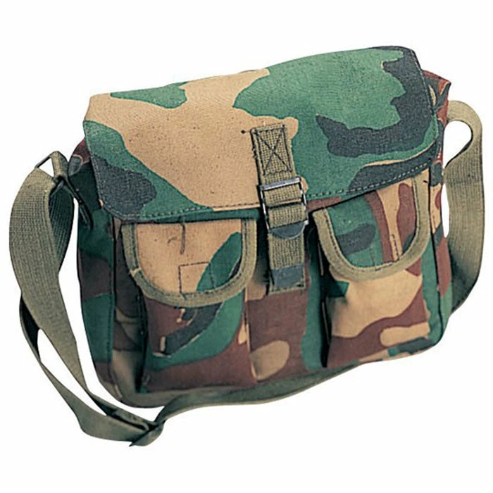 Rothco Woodland Camouflage - Army Ammo Shoulder Bag Bags 3 Rothco Woodland Camouflage - Army Ammo Shoulder Bag Bags