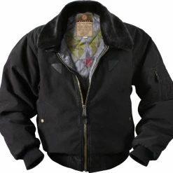 Rothco Jackets / Coats Black - B-15A Vintage Bomber Jacket