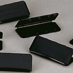 Rothco Black - Military Web Belt Tips 1.25 In. - 100 Pack Bag