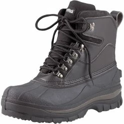 Rothco Black - Extreme Cold Weather Hiking Boots 8 In.