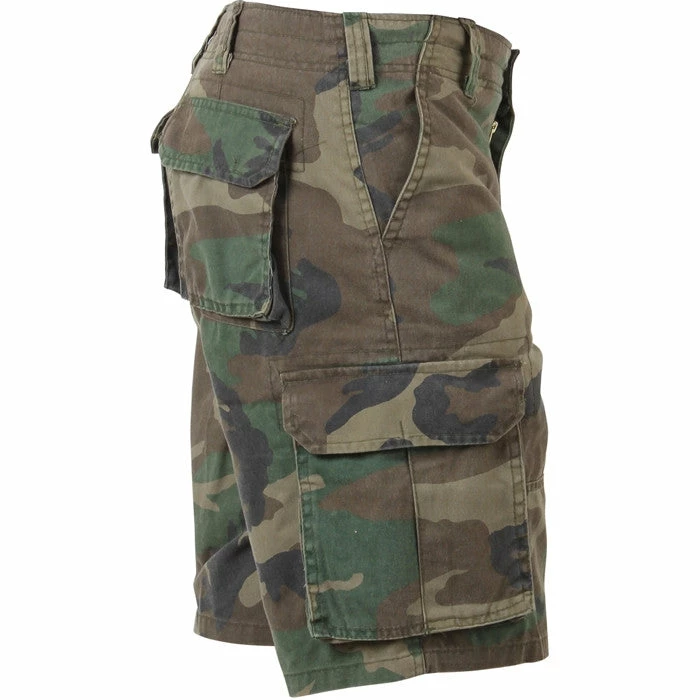 Rothco Woodland Camouflage - Military Vintage Paratrooper Cargo Shorts 5 Rothco Woodland Camouflage - Military Vintage Paratrooper Cargo Shorts