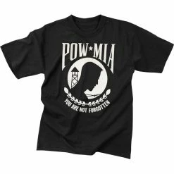 Rothco Shirts Black - POW MIA YOU ARE NOT FORGOTTEN T-Shirt