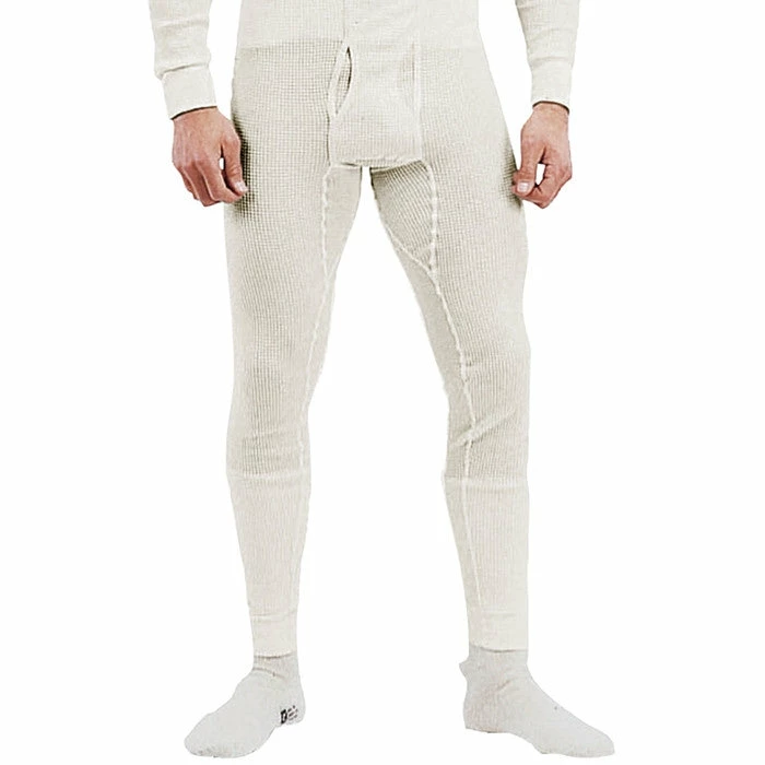 Rothco Natural White - Cold Weather Thermal Knit Underwear Pants - Cotton Polyester 3 Rothco Natural White - Cold Weather Thermal Knit Underwear Pants - Cotton Polyester