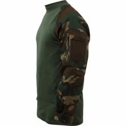 Rothco Shirts Woodland Camouflage - Military Tactical Lightweight Flame Resistant Combat Shirt
