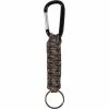 Rothco Woodland Camouflage - Tactical Survival Paracord Carabiner Key Chain