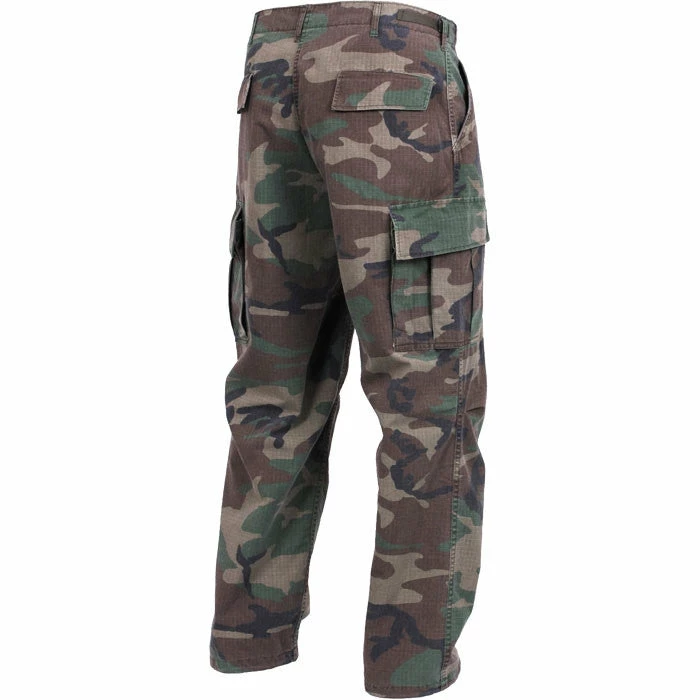 Rothco Woodland Camouflage - Military Vintage Vietnam Fatigue Pants 4 Rothco Woodland Camouflage - Military Vintage Vietnam Fatigue Pants
