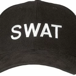 Rothco Black - Law Enforcement SWAT Adjustable Cap Headwear