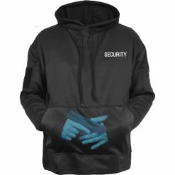 Rothco Shirts Black - Security Concealed Carry Hoodie Sweatshirt