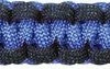 Rothco Paracord / Rope / Rappelling Gear Royal Blue Black - Cobra Weave Paracord Bracelet