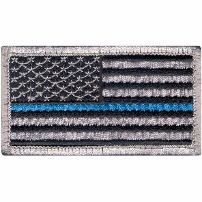Rothco Thin Blue Line In.Support The Police In. U.S. Flag Patch Patches 3 Rothco Thin Blue Line In.Support The Police In. U.S. Flag Patch Patches