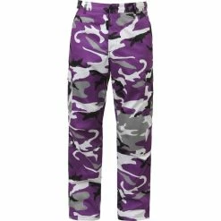 Rothco Ultra Violet Camouflage - Military BDU Pants - Polyester Cotton Twill