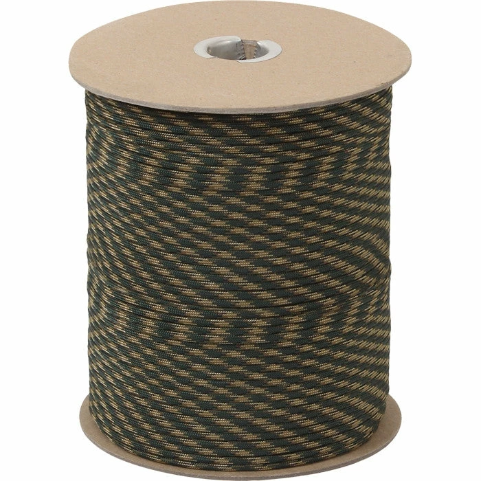 Rothco Paracord / Rope / Rappelling Gear Woodland Camouflage - Military Grade 550 LB Tested Type III Paracord Rope 1000' - Nylon USA Made 3 Rothco Paracord / Rope / Rappelling Gear Woodland Camouflage - Military Grade 550 LB Tested Type III Paracord Rope 1000' - Nylon USA Made