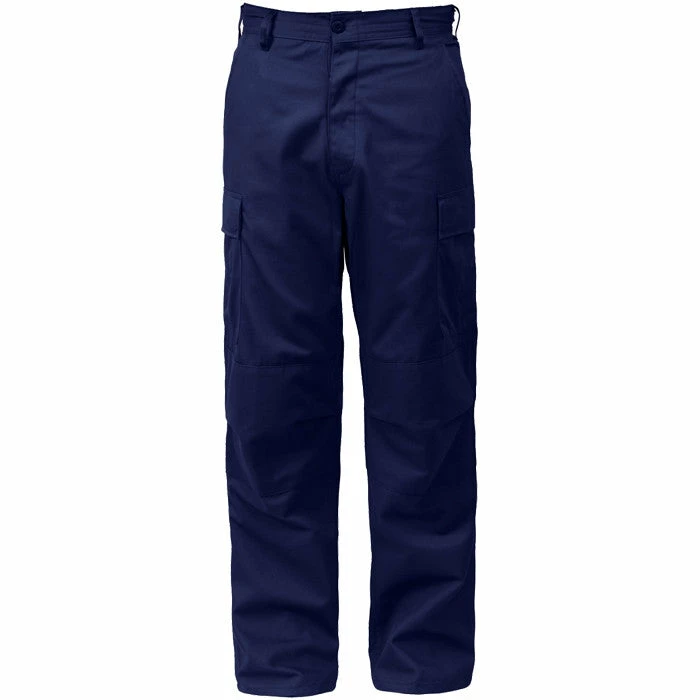 Rothco Midnight Blue - Military BDU Pants With Zipper Fly - Polyester Cotton Twill 3 Rothco Midnight Blue - Military BDU Pants With Zipper Fly - Polyester Cotton Twill