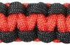 Rothco Red Black - Cobra Weave Paracord Bracelet Paracord / Rope / Rappelling Gear