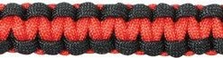 Rothco Red Black - Cobra Weave Paracord Bracelet Paracord / Rope / Rappelling Gear