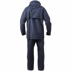 Rothco Navy Blue - Microlite 2-Piece Pants Shirt Lightweight Rain Suit