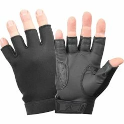 Rothco Black - Law Enforcement Tactical Fingerless Gloves