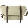 Rothco Khaki - Vintage Canvas Explorer Shoulder Bag With Leather
